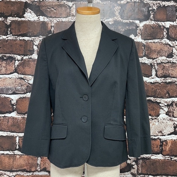 Basler Jacket Blazer Black Buttons Size Small FR 34 - Picture 6 of 14